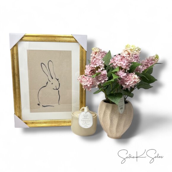 Threshold x Studio McGee 14x18 Bunnies Framed Art - Target Spring Easter 2025 - Picture 4 of 4